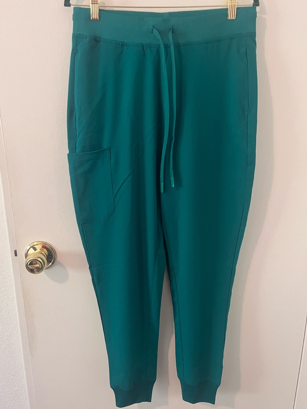 NWT Mandala High Waisted Jogger Hunter Green Pockets Anti-Microbial Medium